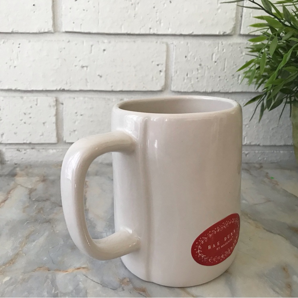 Rae Dunn Mug Santa’s Helper White with Red Lettering - Picture 7 of 13